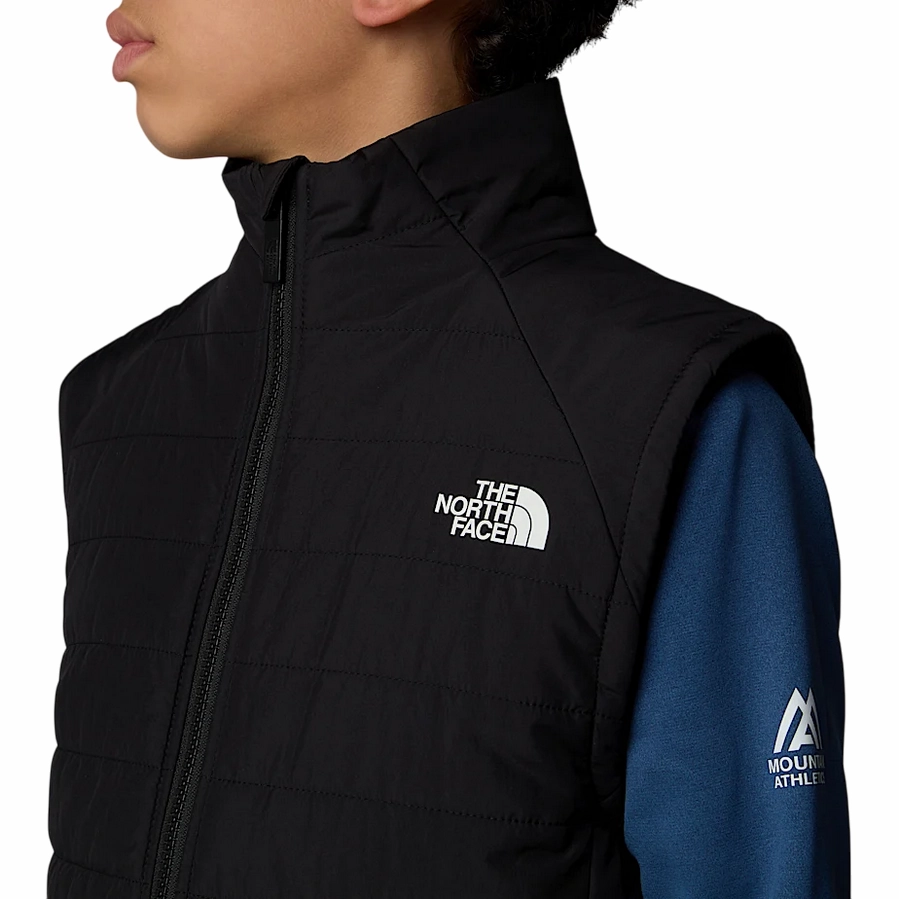 The North Face giubbino smanicato junior Never Stop NF0A89HSJK3 nero suitable for religious ceremonies