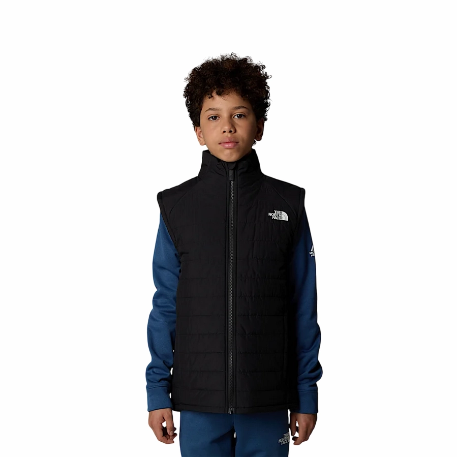 The North Face giubbino smanicato junior Never Stop NF0A89HSJK3 nero mountain vacation