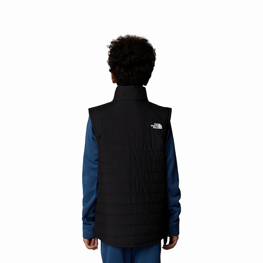 The North Face giubbino smanicato junior Never Stop NF0A89HSJK3 nero Cold Weather Wear Convertible Collar Style