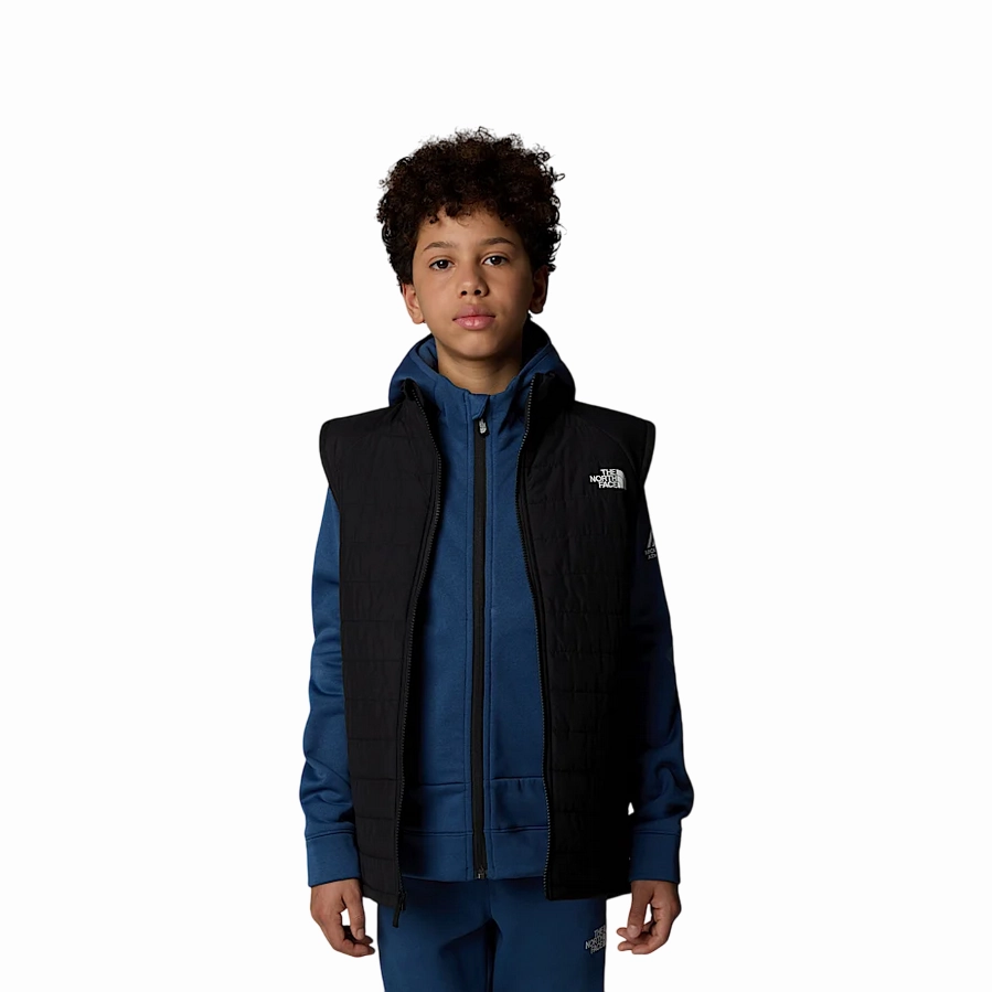 The North Face giubbino smanicato junior Never Stop NF0A89HSJK3 nero Outdoor Shield