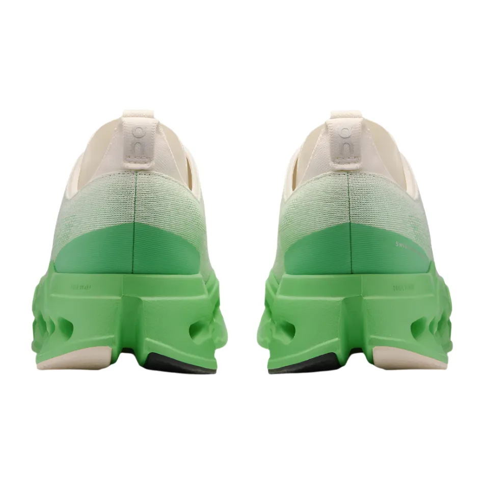 anti - microbial - protection shoes On Men's Cloudsurfer Max Running Shoes in Ivory/Honeydew AW25