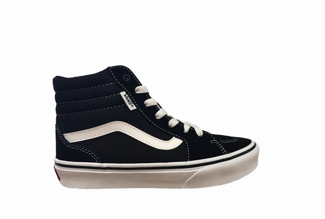 Vans scarpa sneakers da ragazzi Filmore HI VN0A5HZDIJU1 nero bianco Pressure Dispersing Pods