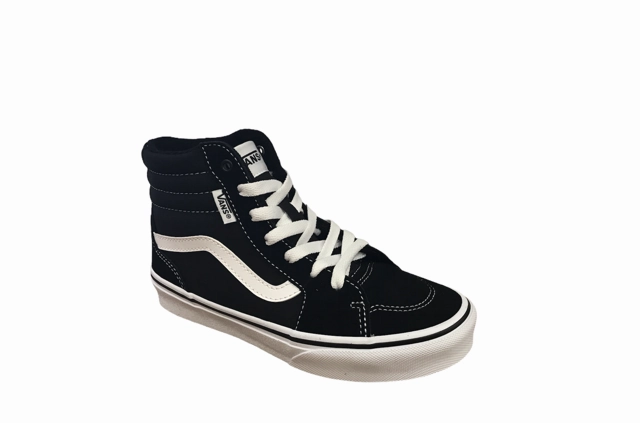 Torsional Stability Bridge Vans scarpa sneakers da ragazzi Filmore HI VN0A5HZDIJU1 nero bianco