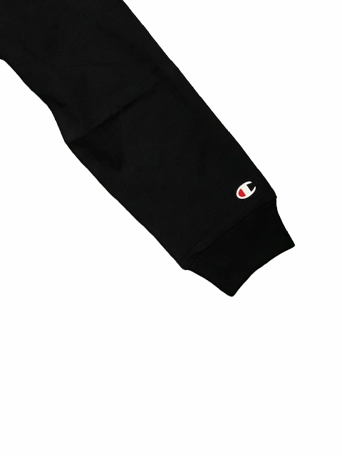 Champion T-shirt manica lunga da ragazzo LONG SLEEVE 305366 kk001 nbk black Fun and Playful FadeResistant Coating