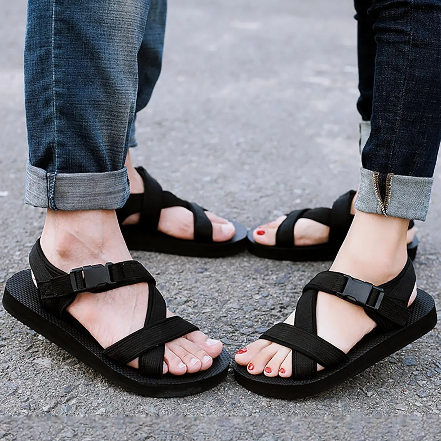 Summer New Thickened Slippers Korean Edition Casual Couple Soft Sole Use Soft Sole Cool Slippers Men Sandals