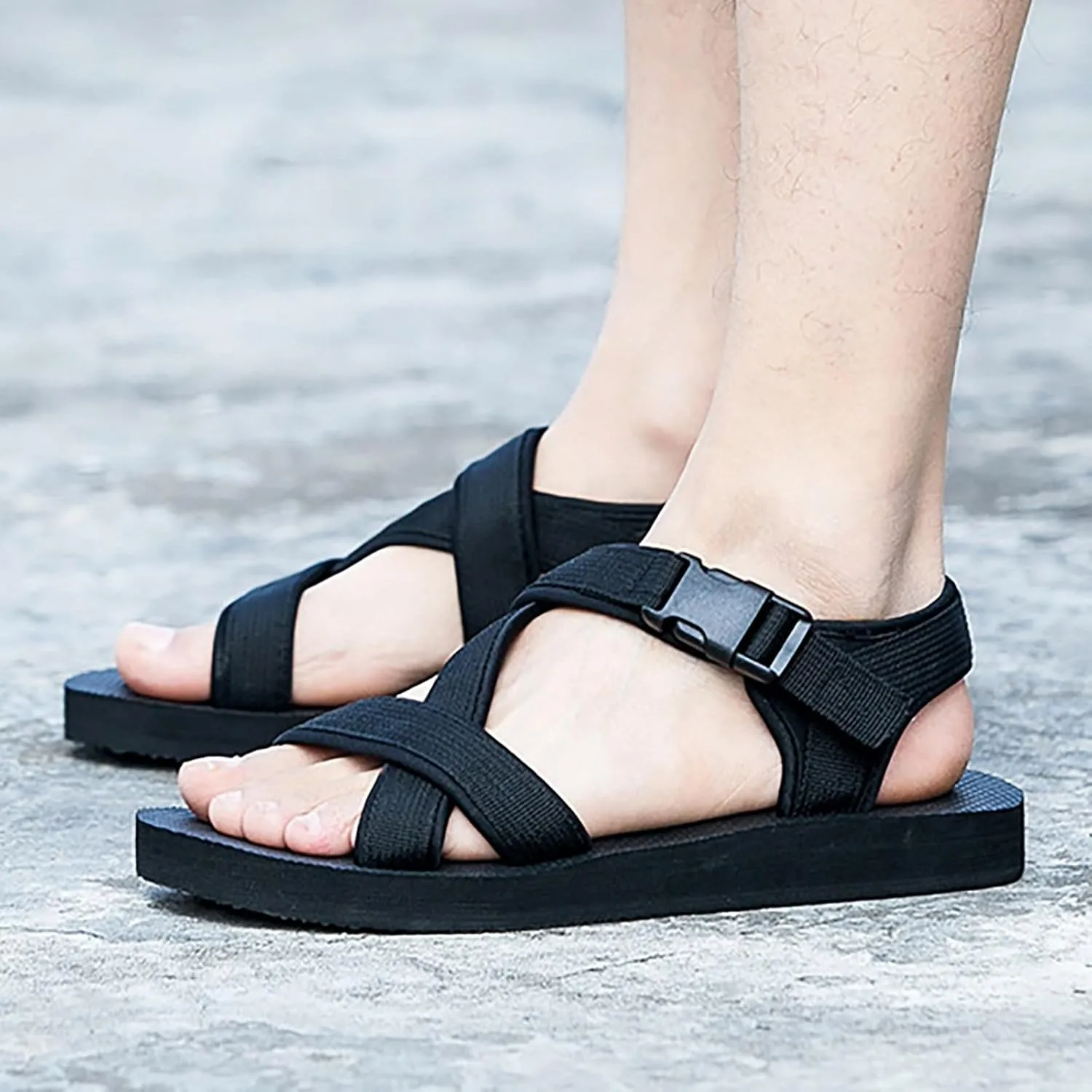 Summer New Thickened Slippers Korean Edition Casual Couple Soft Sole Use Soft Sole Cool Slippers Men Sandals