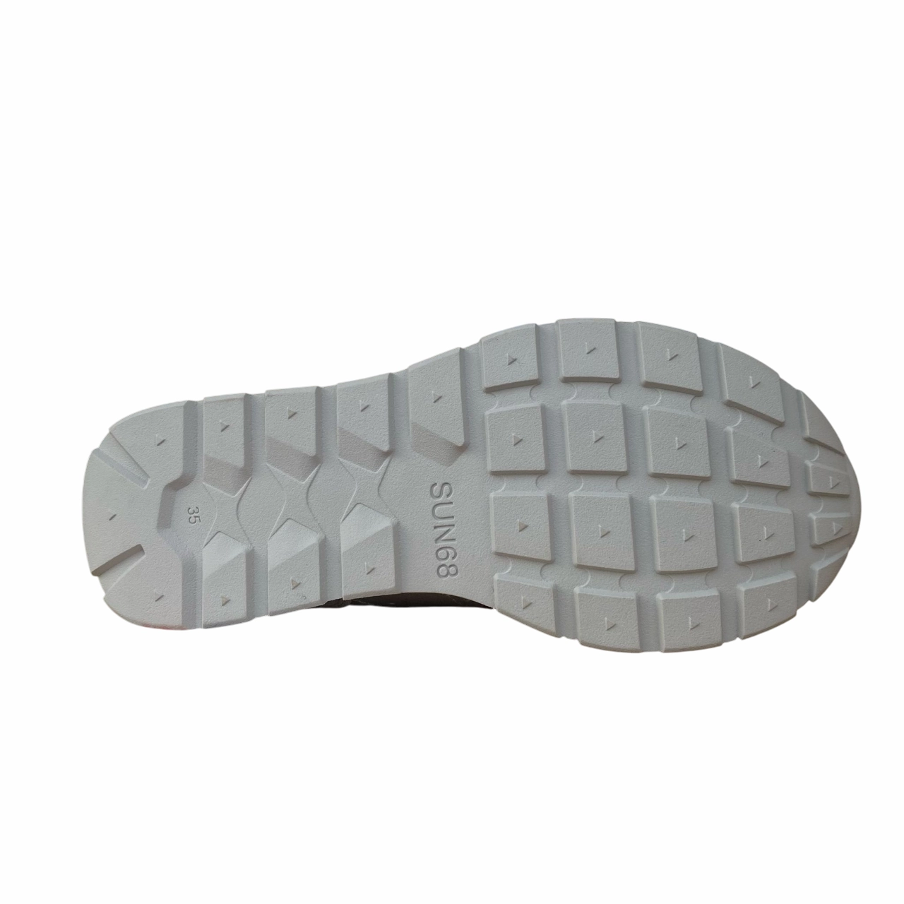 Drop In Midsole tempo running Sun68 scarpa sneaker da ragazza in pelle Big Ally Z35408T 44 argento
