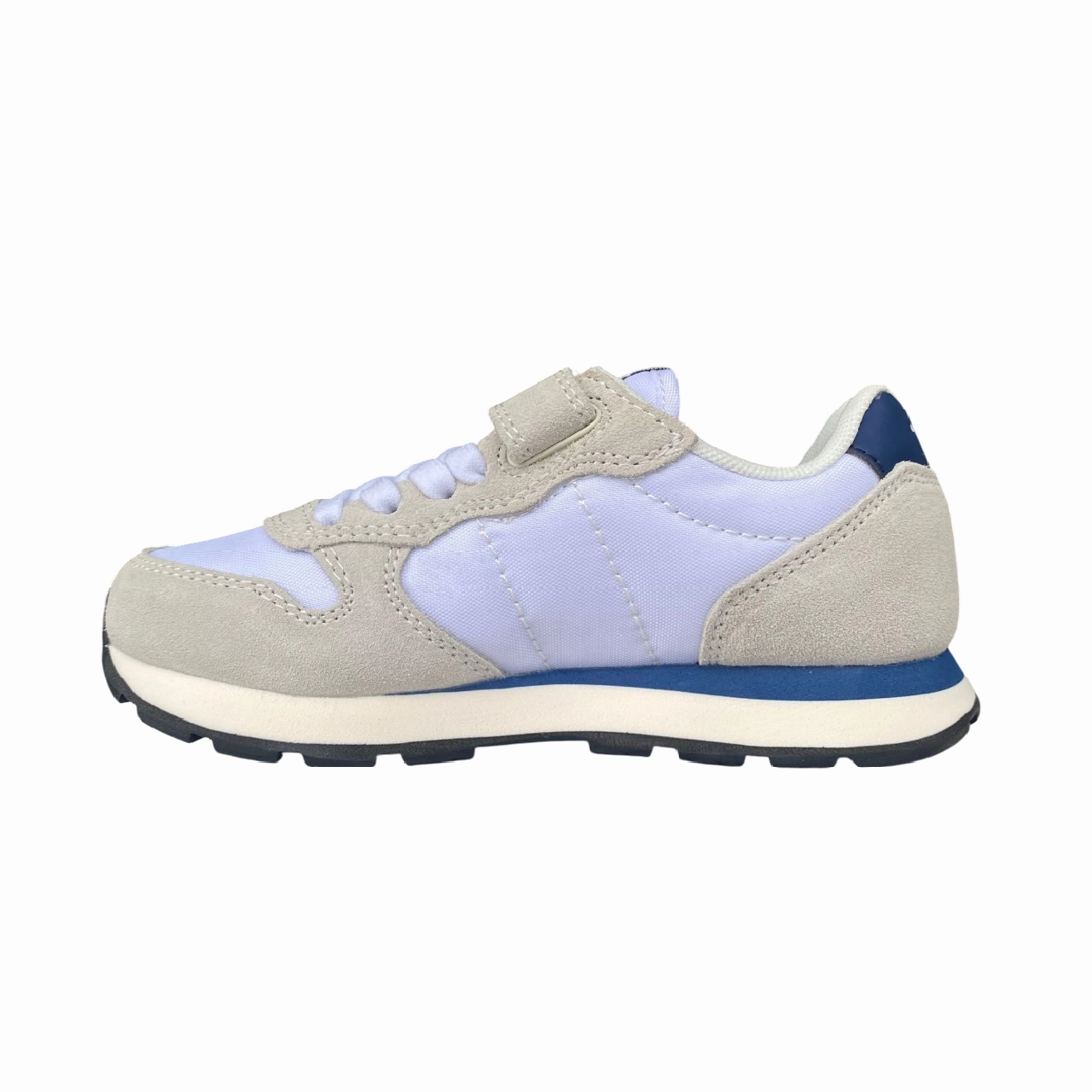 Slim Profile Dependable quality Sun68 scarpa sneakers da bambino con strappo e laccio elastico Tom Solid Z35301K 01 bianco