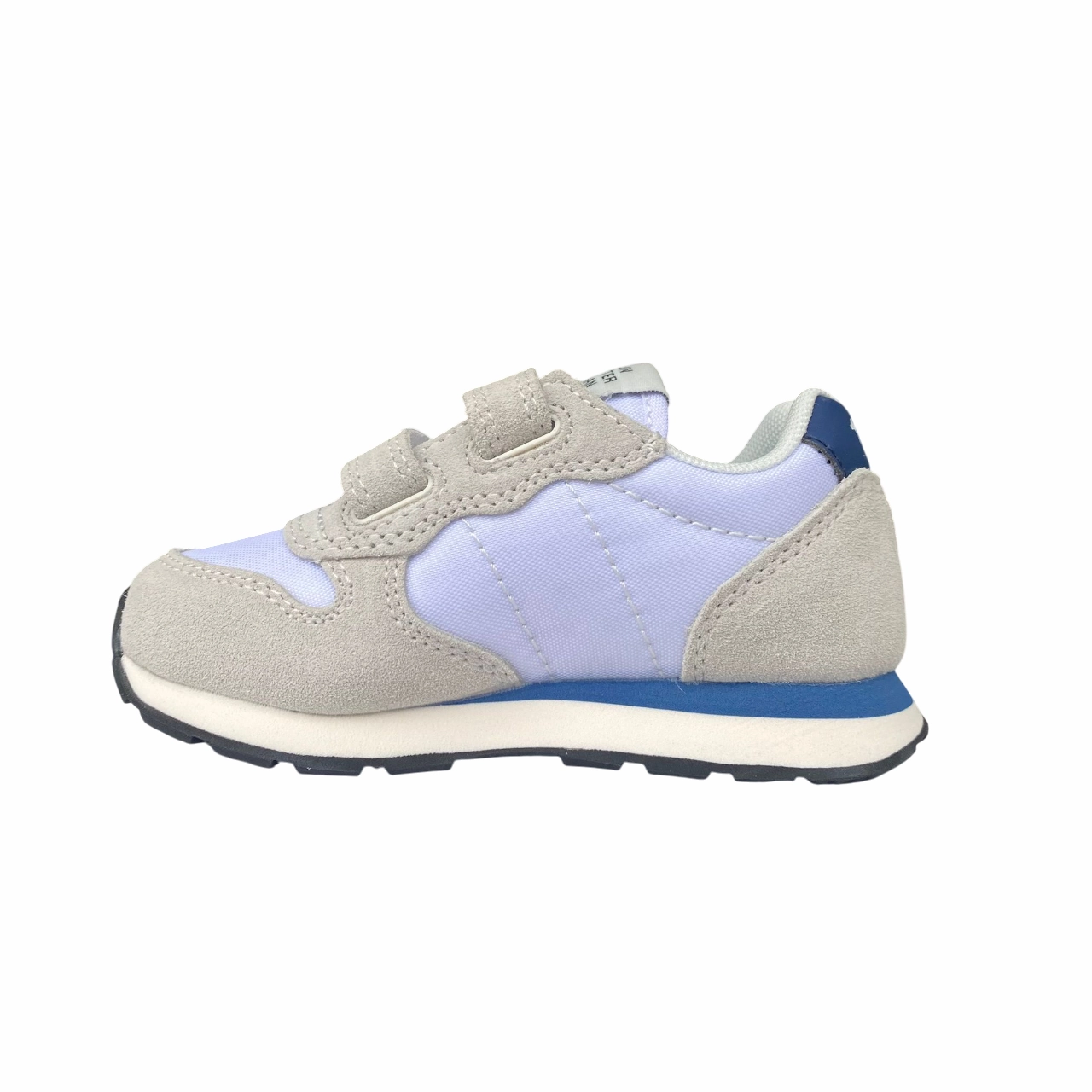Sun68 scarpa sneakers da bambino con strappo Tom Solid z35301B 01 bianco Trail Ride Thermoplastic Overlays