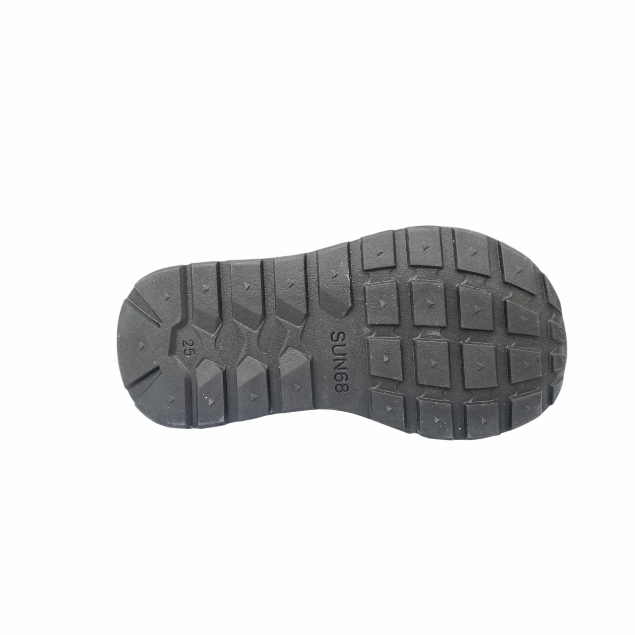 Sun68 scarpa sneakers da bambino con strappo Tom Solid z35301B 01 bianco Ultra Flex Grooves