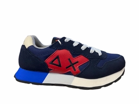 Performance Mode Abdominal Tensile Structure Sun68 scarpa sneakers da ragazzo Jaki Solid Z42313T 07 blu