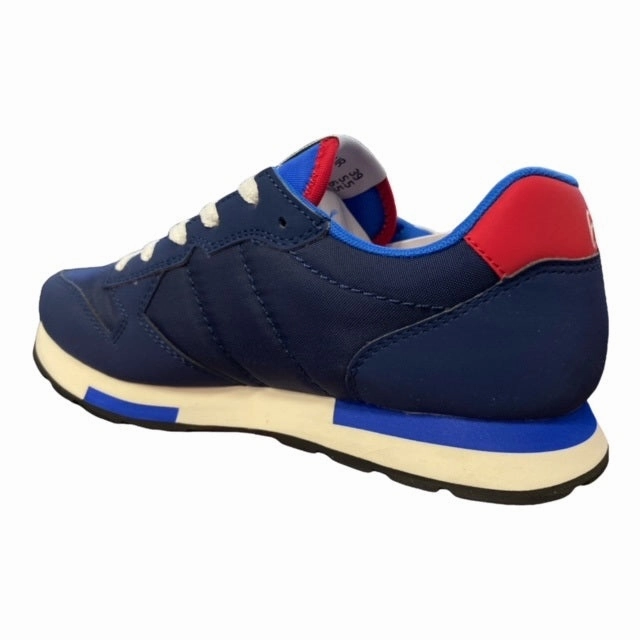 Lace Lock System Supportive Cage Sun68 scarpa sneakers da ragazzo Niki Solid Z32318 07 blu