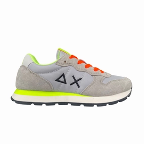 Outdoor - exercise Lockdown Heel Sun68 scarpa sneakers da ragazzo Tom Fluo Z35302T 06 grigio chiaro