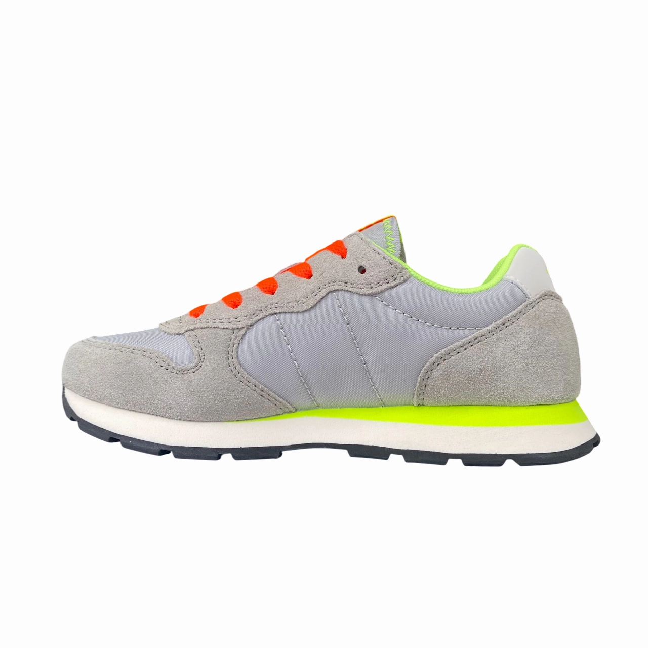 Sun68 scarpa sneakers da ragazzo Tom Fluo Z35302T 06 grigio chiaro microfiber - upper shoes