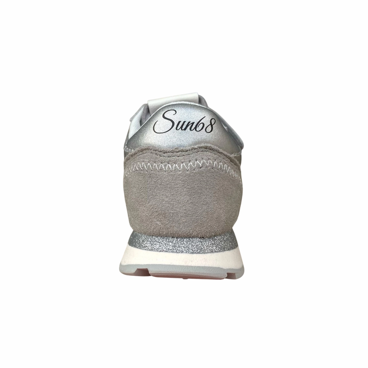 yellow shoes Stability Enhancements Sun68 scarpa sneakers in pelle con laccio elastico e stappo da bambina Big Ally Z35408K 44 argento