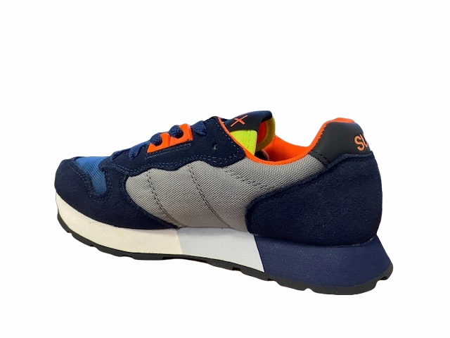 Sun68 sneakers da ragazzo Jaky Fluo Z42315T 0734 navy blue-grigio medio Safe usage