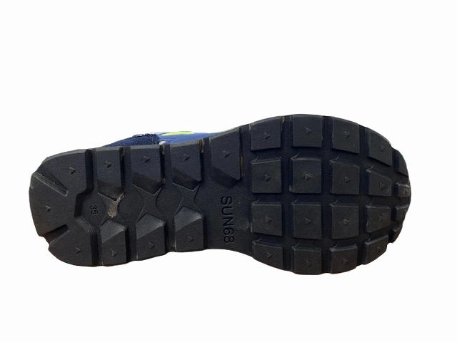 Sun68 sneakers da ragazzo Jaky Fluo Z42315T 0734 navy blue-grigio medio budget - friendly shoes Gait Enhancement