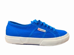 Superga 2750 cotufluo sneakers in tela S007XH0 C81 Blue Fluo embroidered - finish - design shoes Thermoplastic Reinforcements