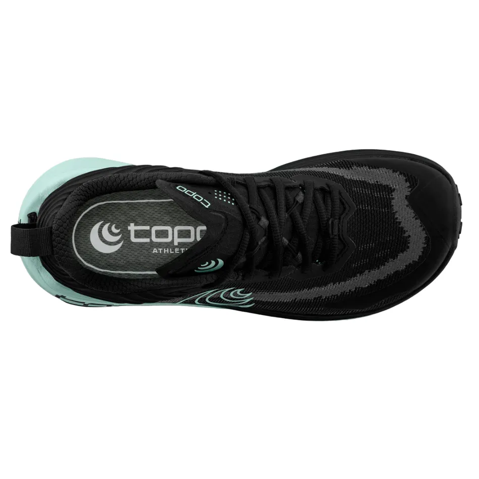 Topo Women's Vista Running Shoes in Black/Mint AW25 Urban Touch Day Comfort