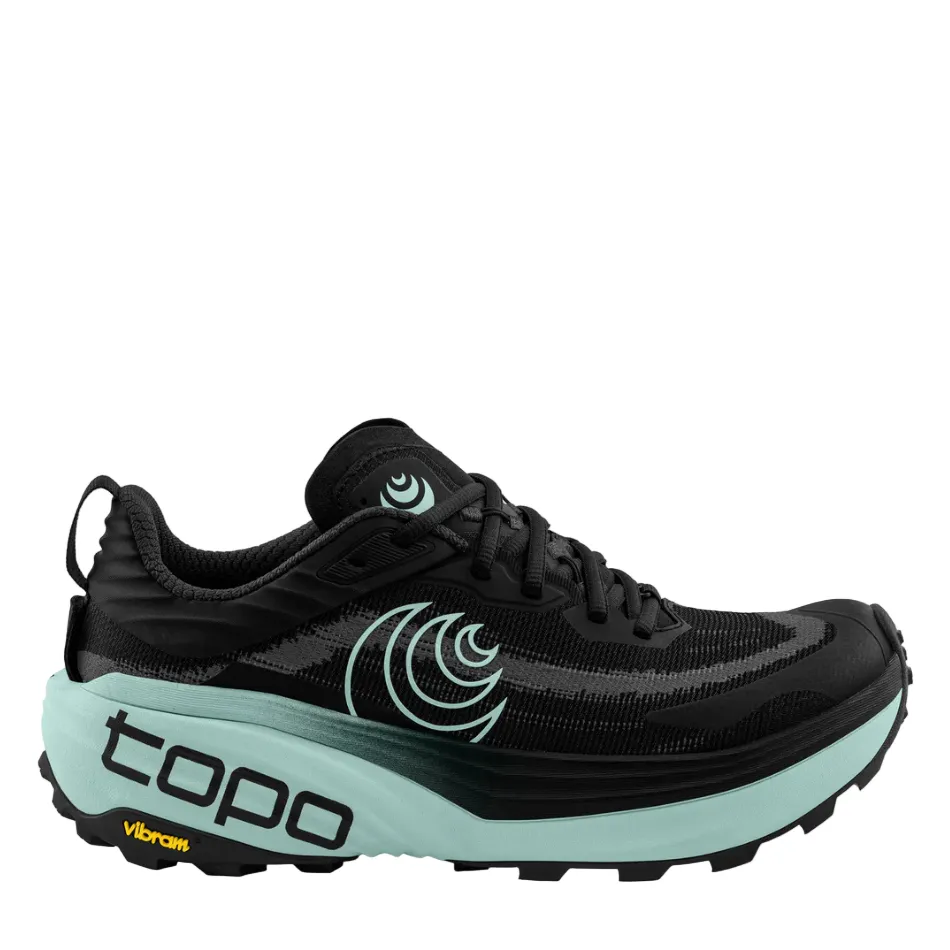 Topo Women's Vista Running Shoes in Black/Mint AW25 Dual Density