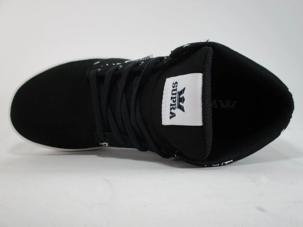 Supra scarpa sneakers alta da ragazzo Yorek HI 58048 058 nero leather upper durability buckle - closure shoes