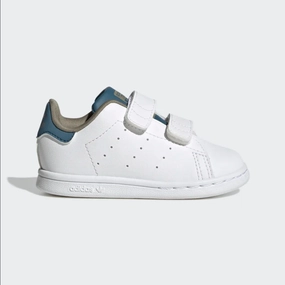 Adidas Originals Stan Smith CF I H00766 bianco-celeste Tapered Heel Geometry Kinetic - powered