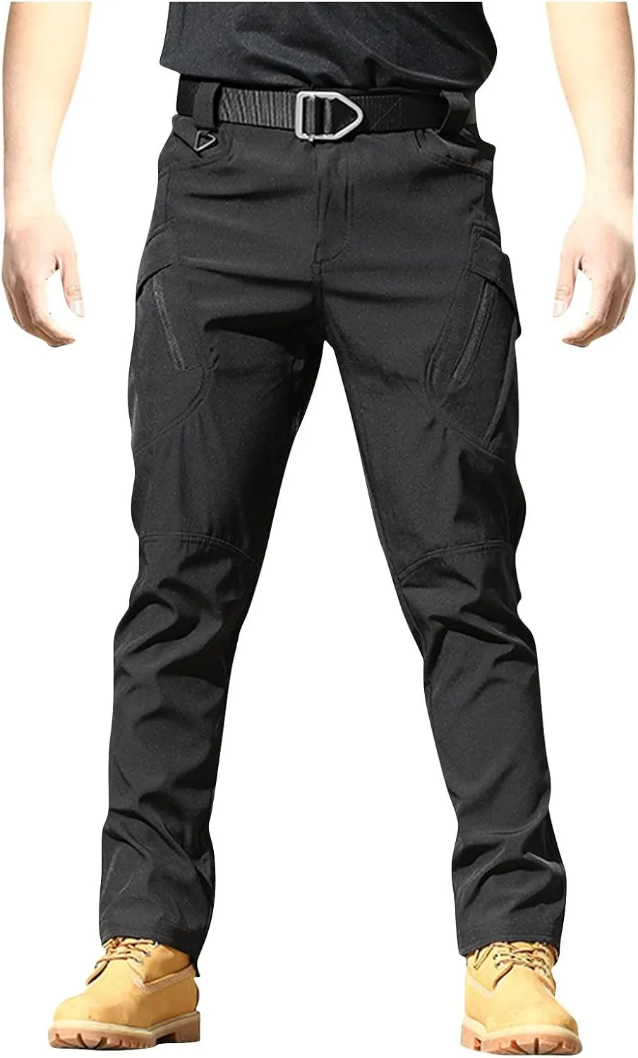 Tactical Cargo Pants for Men Ripstop Stretchy Work Pants Construction Flex Camo Waterproof Hiking Pants with Pockets