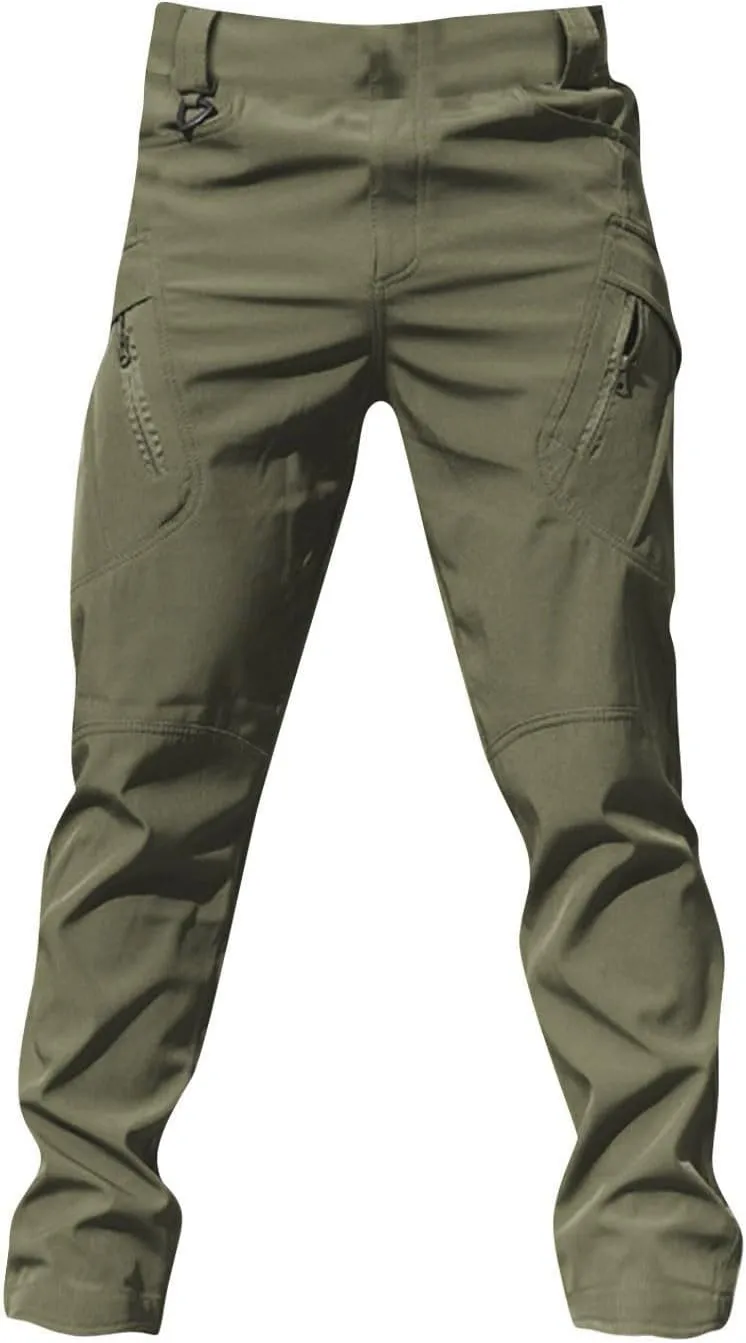 Tactical Cargo Pants for Men Ripstop Stretchy Work Pants Construction Flex Camo Waterproof Hiking Pants with Pockets