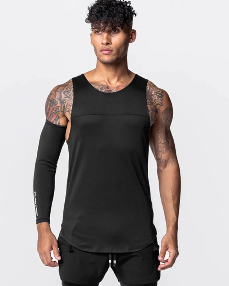 Techwear Base Layers Mens Sleeveless T-Shirt