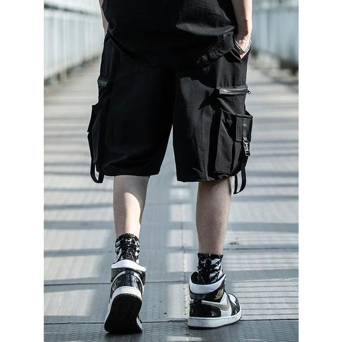 Techwear Cargo Shorts "Homura"