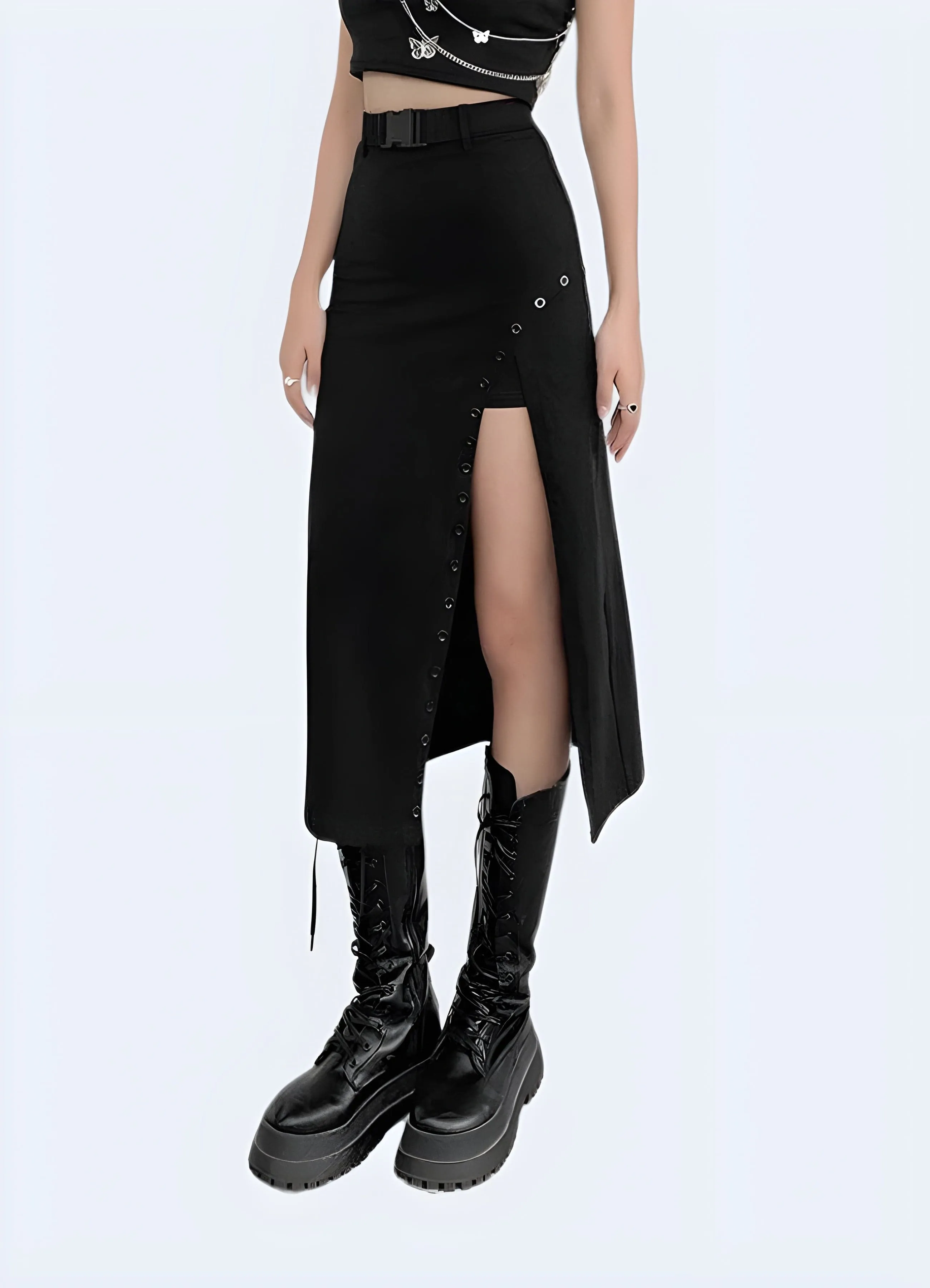 Techwear Long Skirt