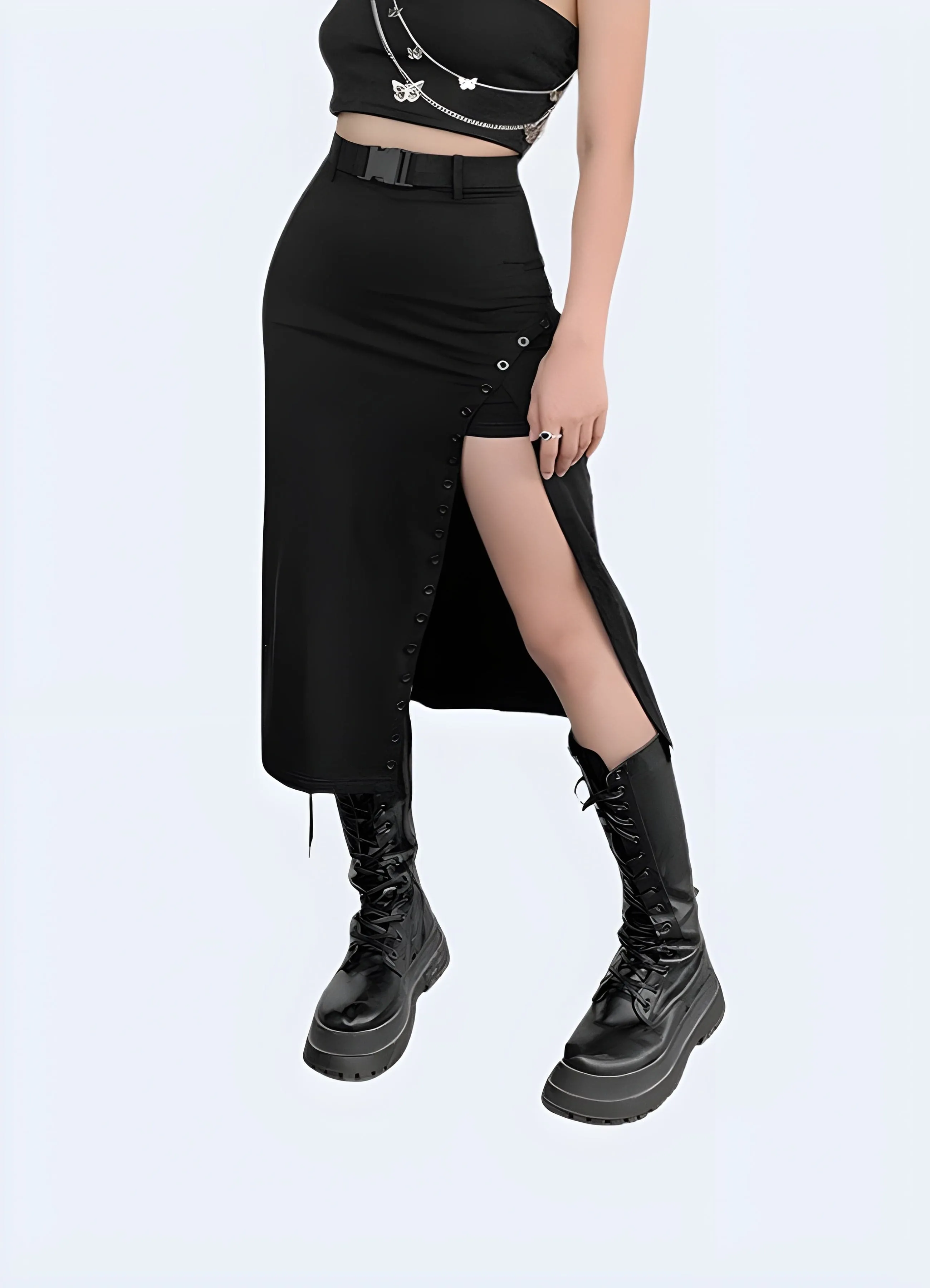 Techwear Long Skirt