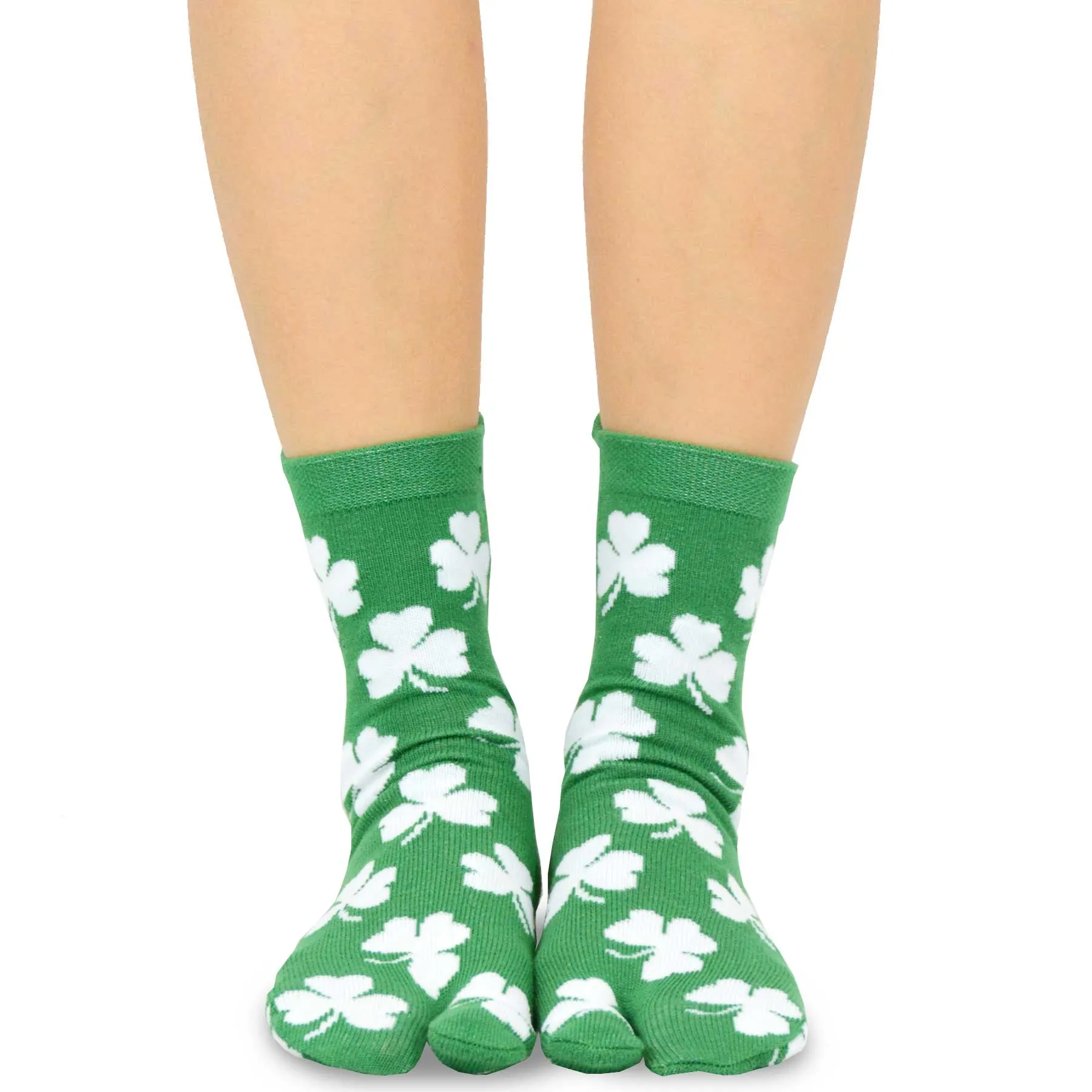 TeeHee Socks Women's St. Patrick's Day Cotton Big Toe Irish 3-Pack (11707)