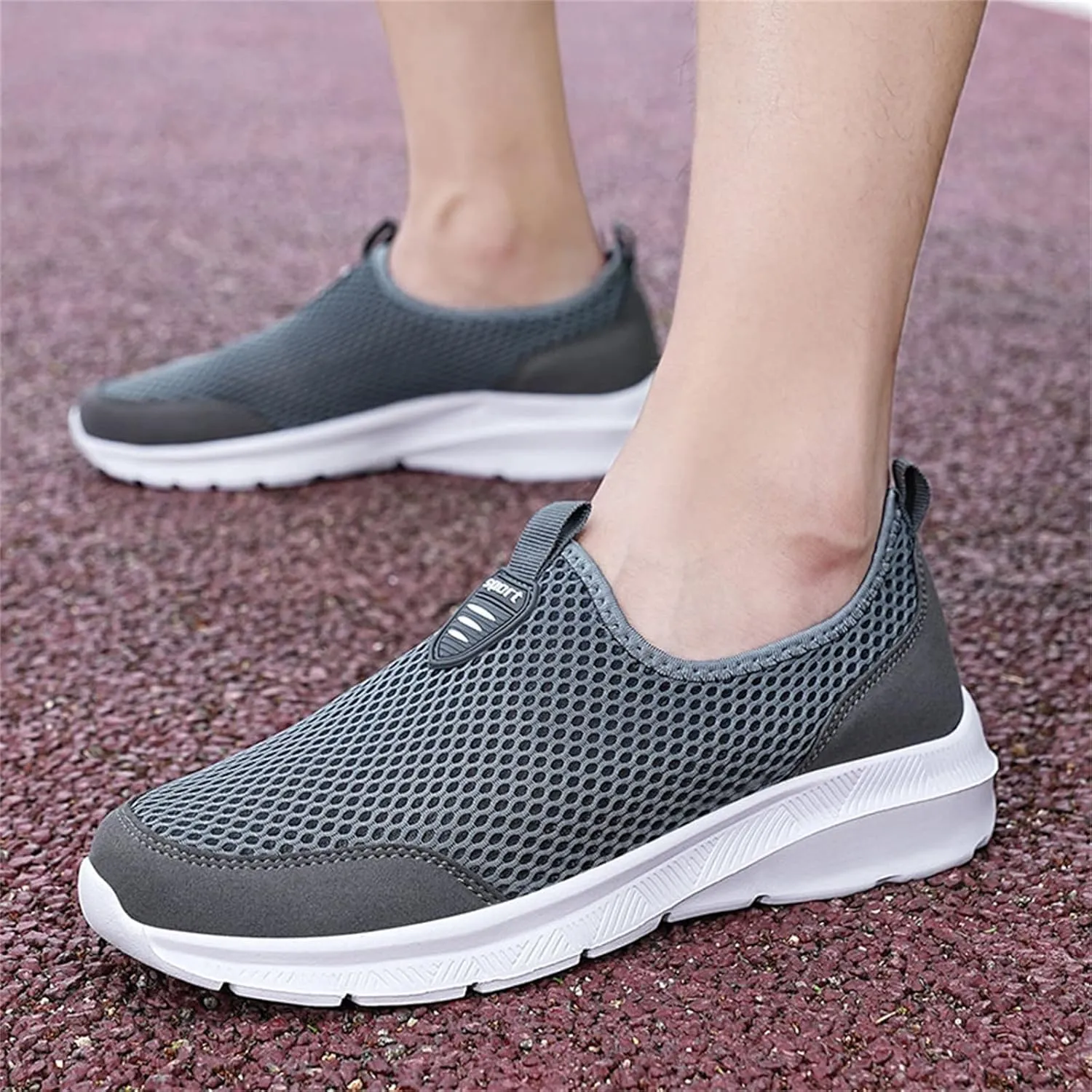 Tennis Shoes Womens Mesh Breathable Dressy Casual Shoes Platform Sneakers Slip On Walking Blade Tennis Steel Toe Tennis Shoe Loafers Dress Shoe