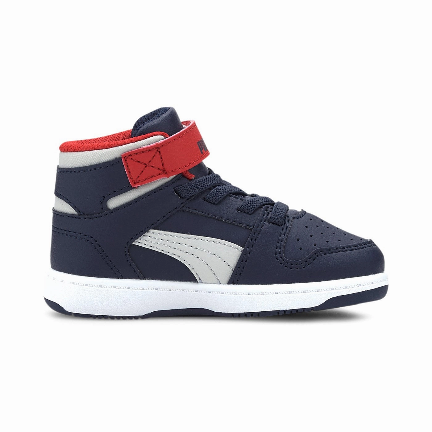 Puma scarpa sneakers da bambino Rebound Layup 370489 04 blu weather - resistant shoes odor - resistant upper shoes