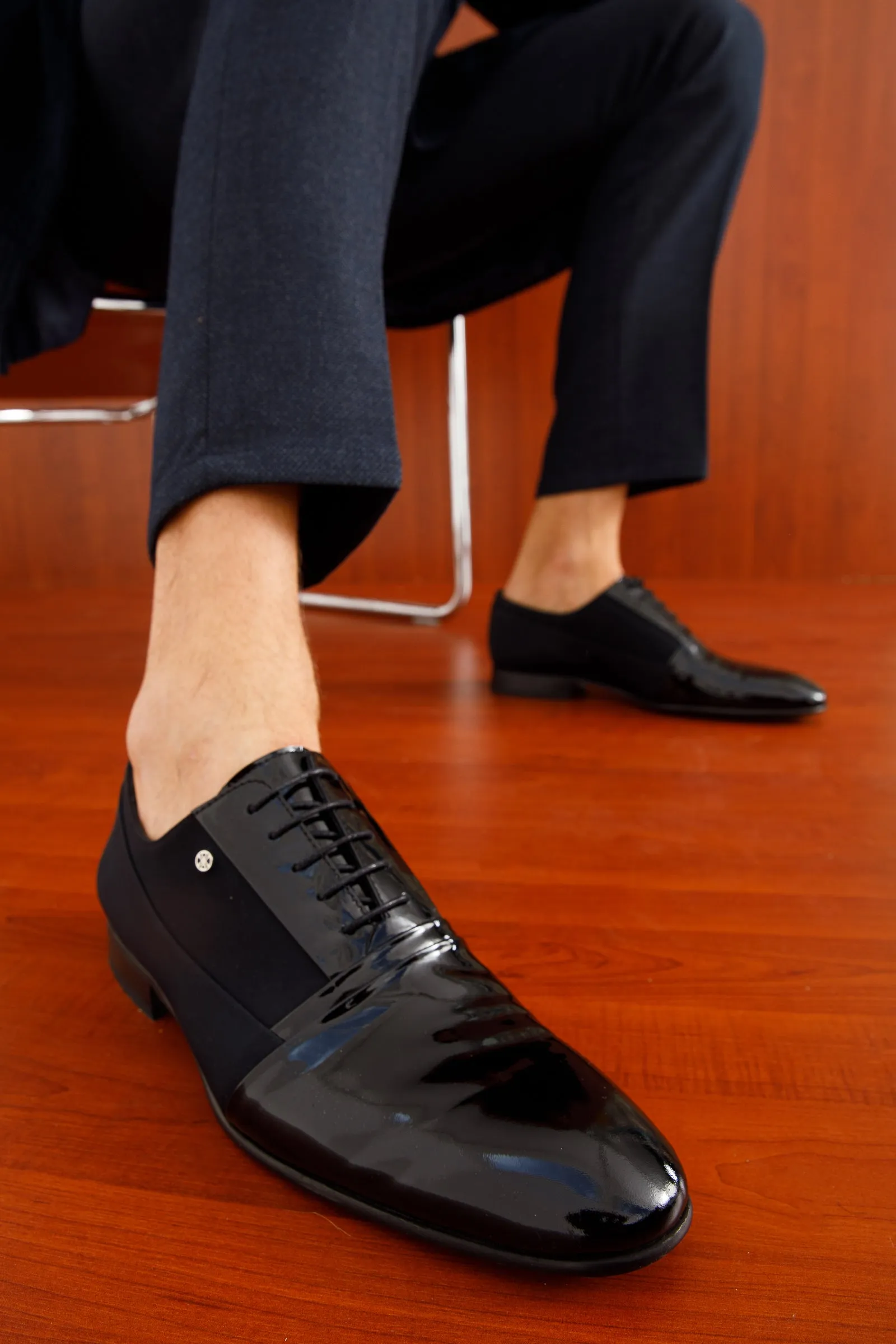 The Colombo Black Cap Toe Oxford Men Shoe  Final Sale!