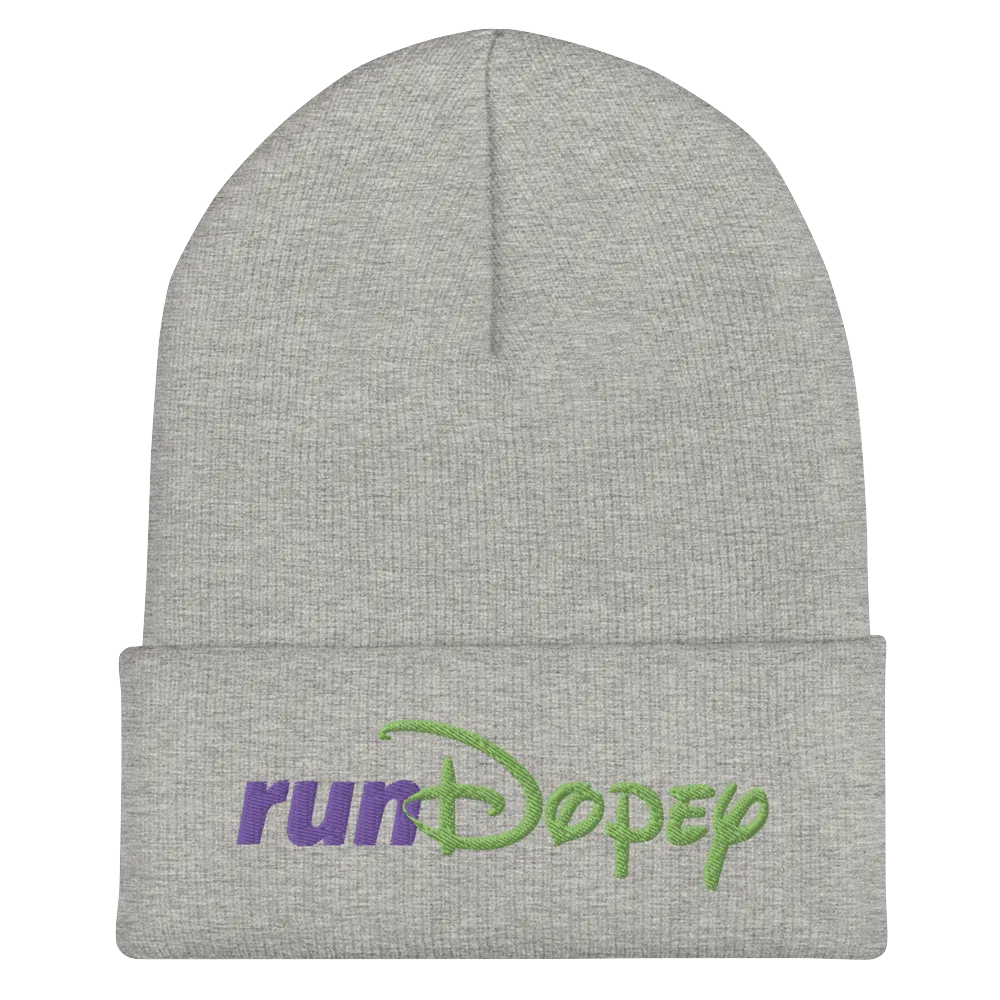 The ORIGINAL! runDopey™ - Embroidered Cuffed Beanie