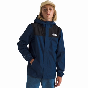 The North Face gubbino da pioggia junior Antora NF0A8A48D1R blu-nero Spread afternoon