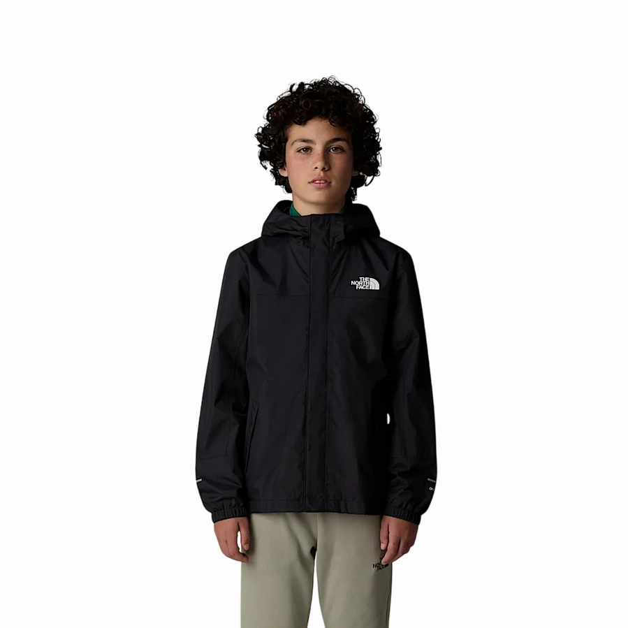 age - appropriate The North Face gubbino da pioggia junior Antora NF0A8A48KX7 nero