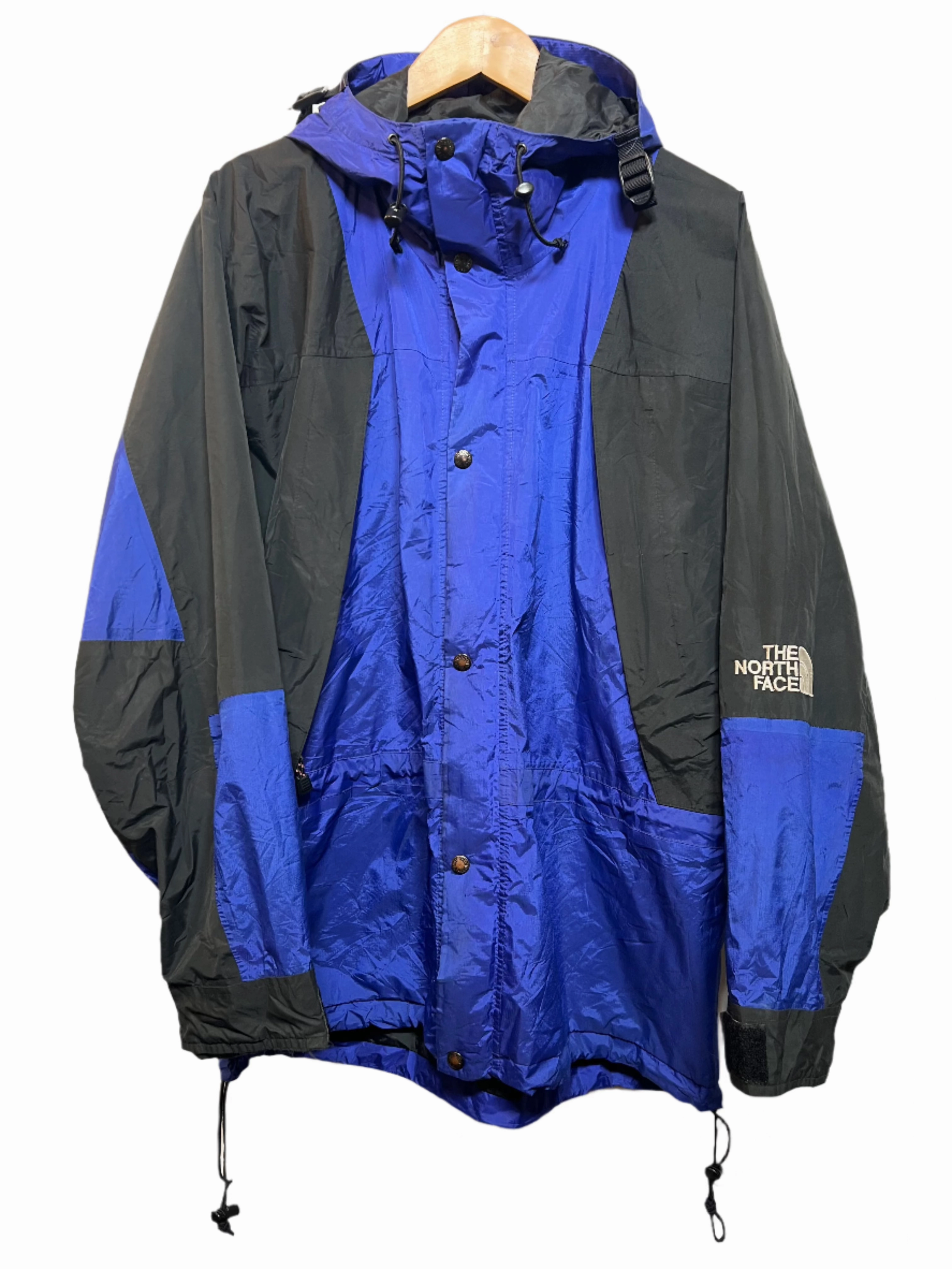 Compact Packability Multi Pocket The North Face Mens Blue Coat (Size XL)