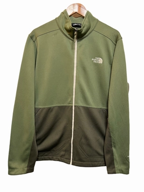 The North Face Mens Green Soft Shell Jacket (Size L) Patched
