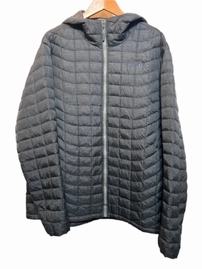 The North Face Mens Grey Lightweight Puffer (Size XL) Thick Fabric Compression Fit