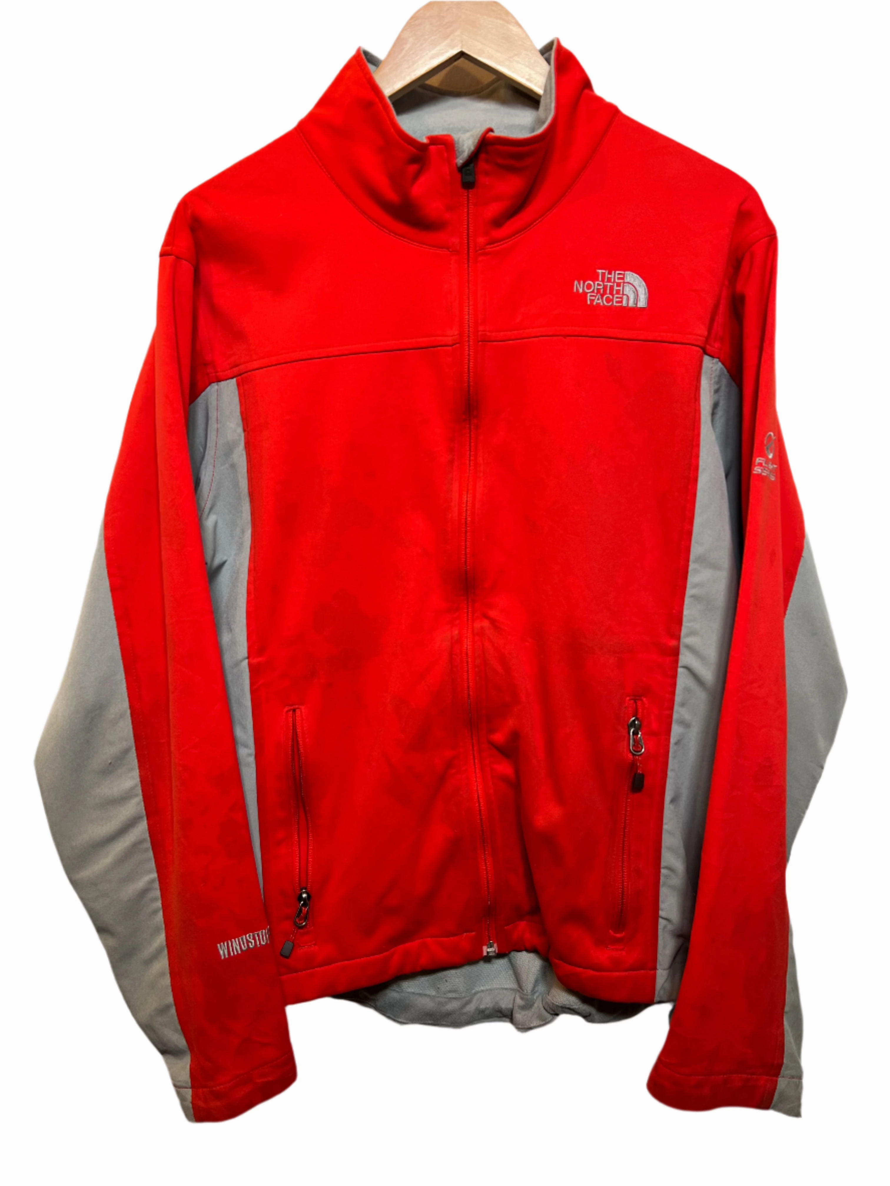 The North Face Mens Red and Taupe Jacket (Size L) Train