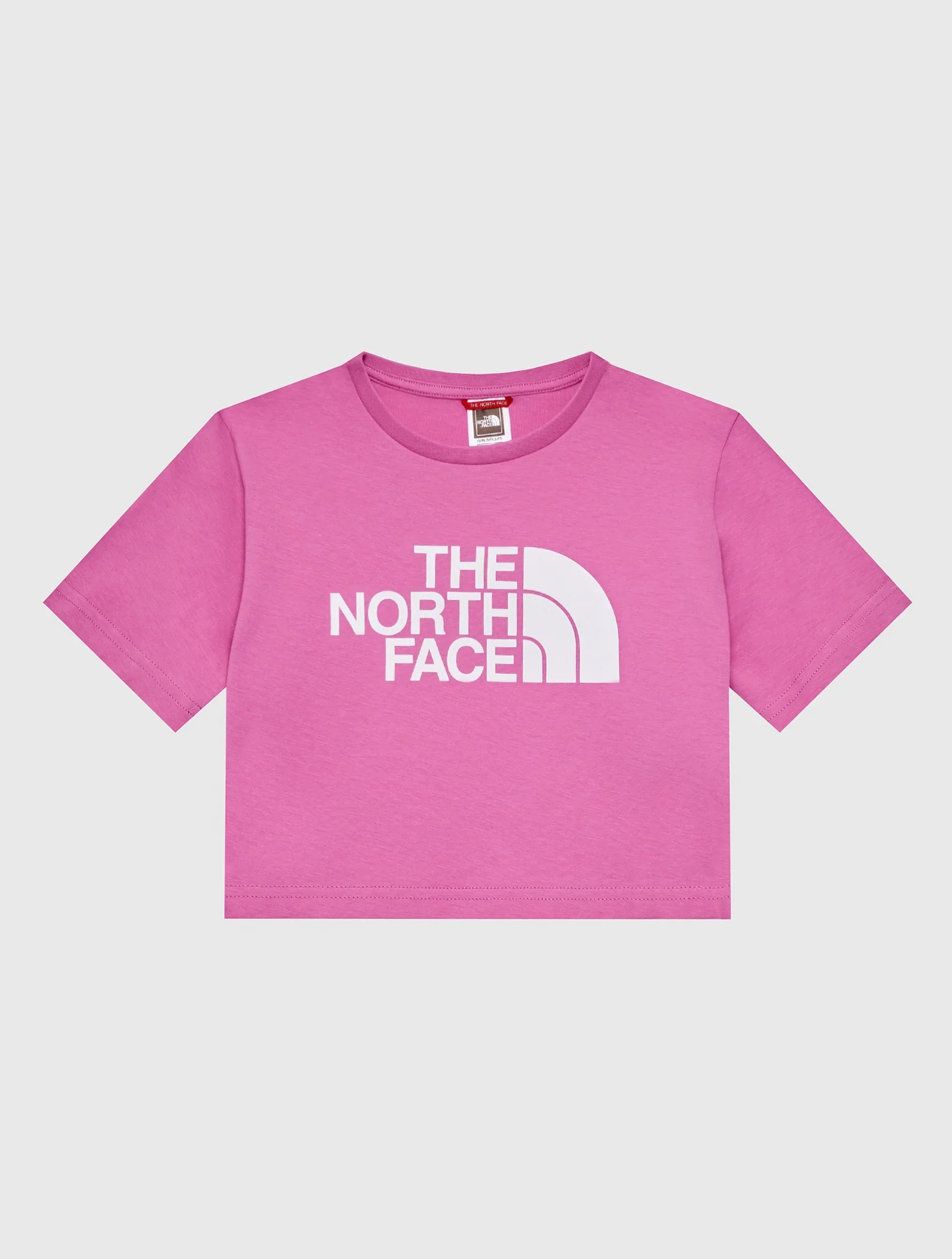 The North Face T-shirt manica corta da ragazza Crop Easy Tee NF0A83EULV7 super pink Chilly Day Essentials Versatile Apparel