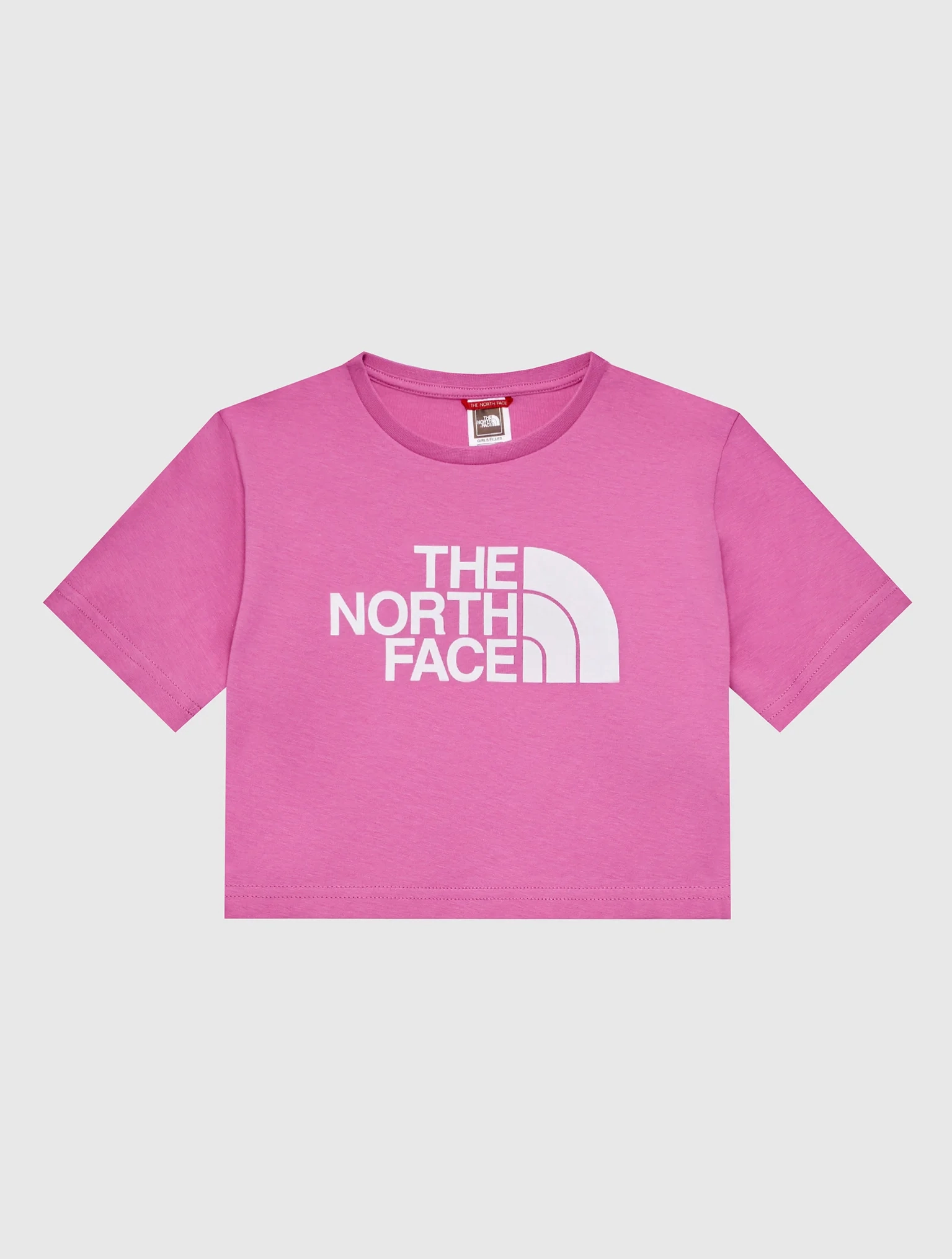 The North Face T-shirt manica corta da ragazza Crop Easy Tee NF0A83EULV7 super pink Easy and Relaxed