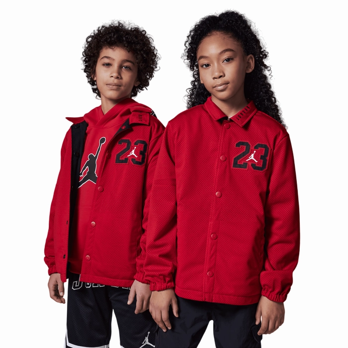 Jordan giubbino reversibile junior Coach 95D671-023 nero-rosso Summer Urban Mobility