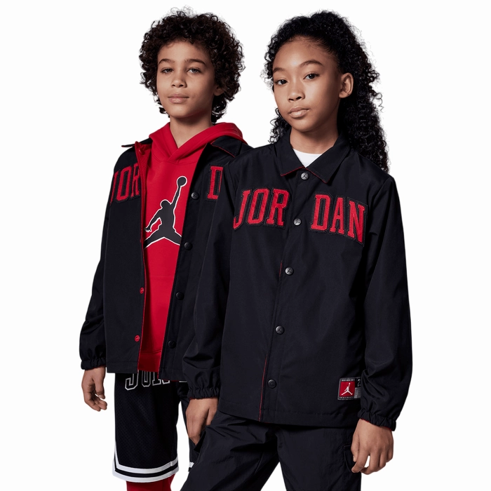 Jordan giubbino reversibile junior Coach 95D671-023 nero-rosso Hardware Age