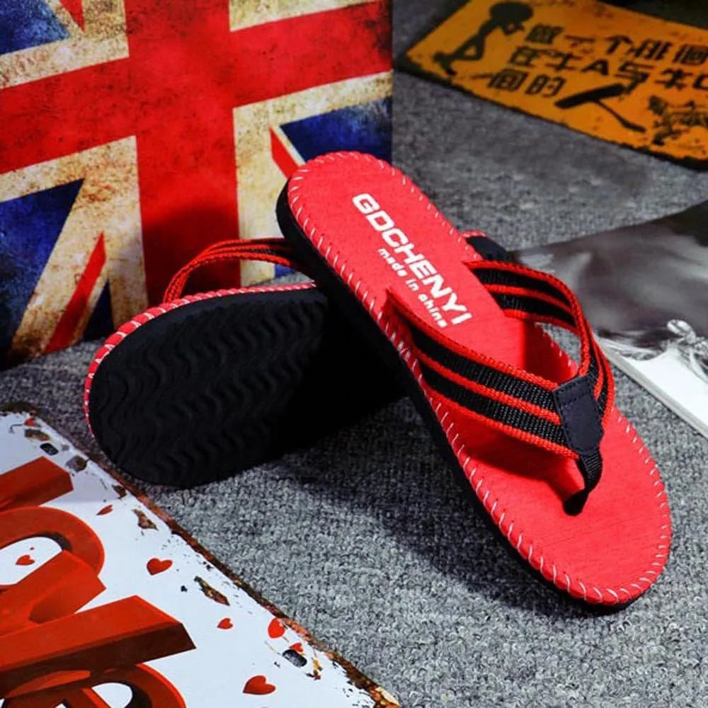 Thong Sandals Mens Flip Flops Soft Footbed Slippers for Beach Lightweight Thick Indoor Outdoor Open Toe