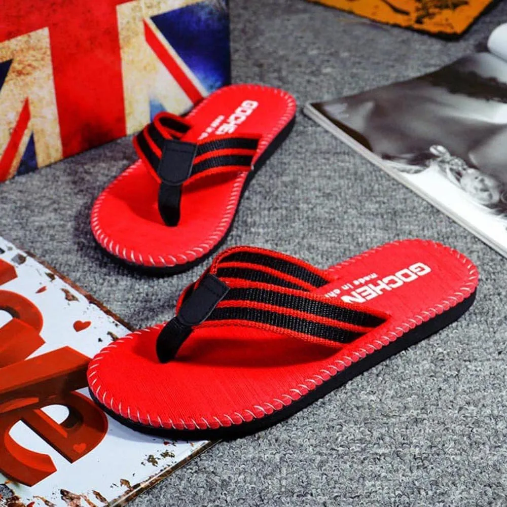 Thong Sandals Mens Flip Flops Soft Footbed Slippers for Beach Lightweight Thick Indoor Outdoor Open Toe
