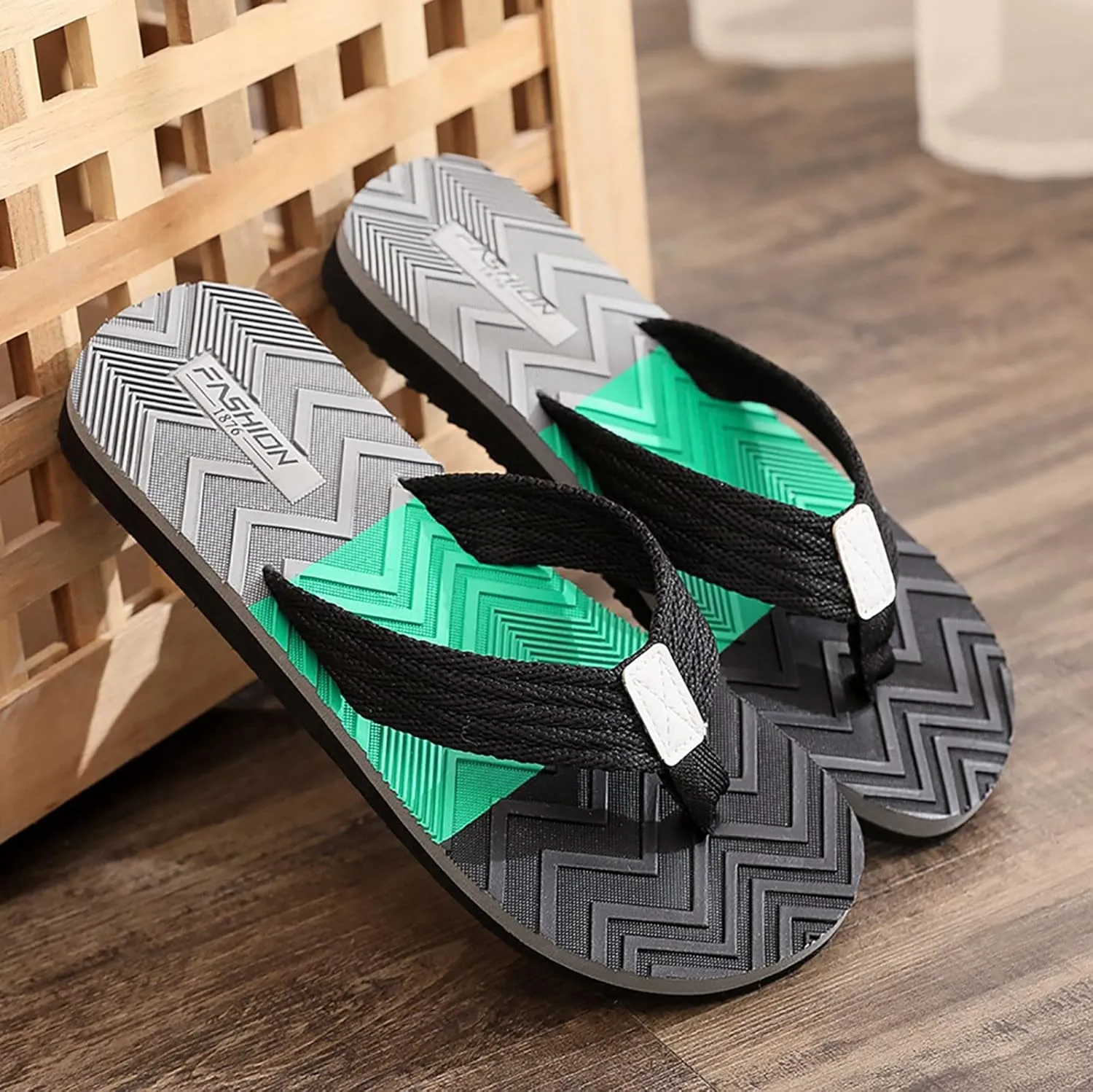 Thong Sandals Slippers for Beach for Summer Mens Flip Flops Comfortable Slip on Indoor Outdoor Walking